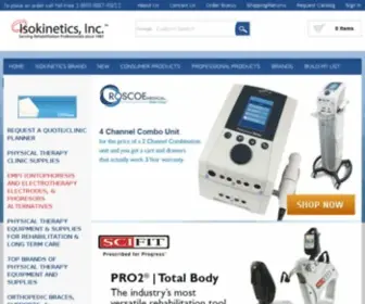 Isokineticsinc.com(Isokinetics Inc) Screenshot