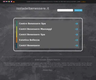 Isoladelbenessere.it(Isoladelbenessere) Screenshot