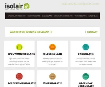 Isolair.be(Isolair isolatiewerken) Screenshot