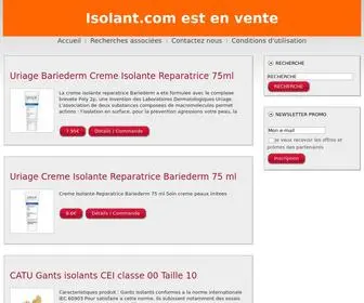 Isolant.com(Isolant) Screenshot