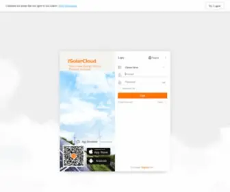 Isolarcloud.com(阳光电源股份有限公司（股票代码：300274）) Screenshot
