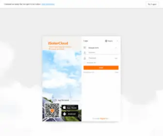 Isolarcloud.eu(阳光电源股份有限公司（股票代码：300274）) Screenshot