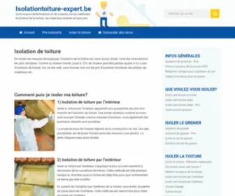 Isolationtoiture-Expert.be(Isolation de toiture) Screenshot