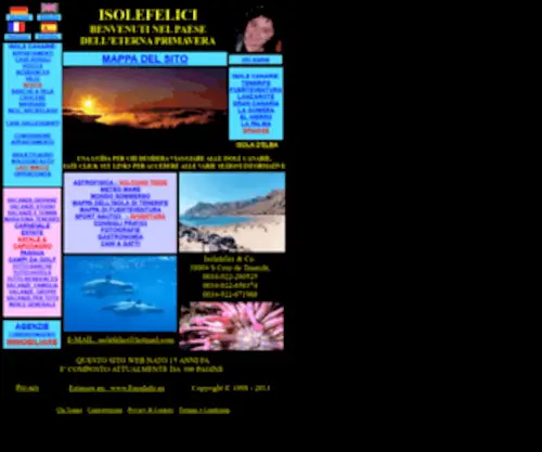 Isolefelici.net(Isole felici) Screenshot