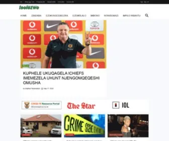 Isolezwe.co.za(Liwela Umfula Ugcwele) Screenshot