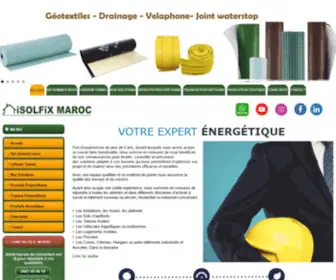 Isolfix.ma(Isolation thermique phonique acoustique) Screenshot