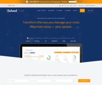 Isolvedhcm.com(Human Capital Management) Screenshot