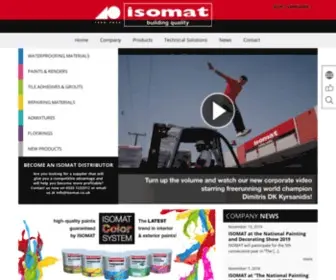 Isomat.co.uk(Home) Screenshot