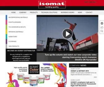 Isomat.eu(ISOMAT S.A) Screenshot