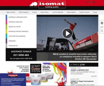 Isomat.ro(ISOMAT S.A) Screenshot