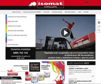 Isomat.rs(ISOMAT S.A) Screenshot