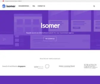 Isomer.gov.sg(Open Government Products) Screenshot