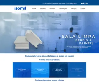 Isomil.com.br(Isomil Indústria e Comércio de Plásticos) Screenshot