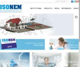 Isonem.com(Paint & Insulation Technologies) Screenshot