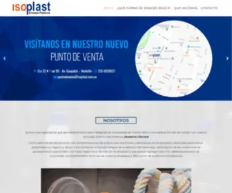 Isoplast.com.co(Envases Plásticos) Screenshot