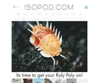 Isopod.com(Isopods) Screenshot