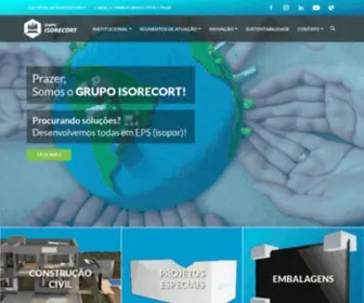 Isorecort.com.br(Soluções em EPS (isopor)) Screenshot
