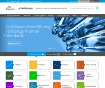 Isosciences.com(Stable Isotope) Screenshot