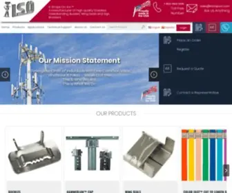 Isostainless.com(Stainless Steel Banding & Strapping Products) Screenshot