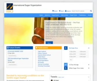 Isosugar.org(International Sugar Organization) Screenshot