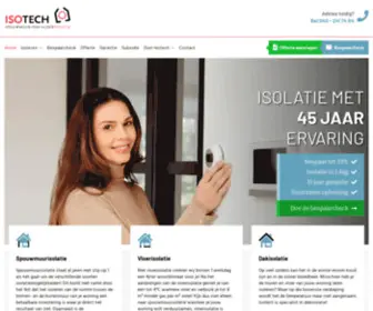Isotech.nl(De Spouwmuurisolatie van Isolatietechniek Best B.V) Screenshot