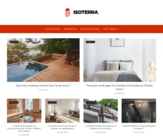 Isoterra.be(Construction et rénovation) Screenshot