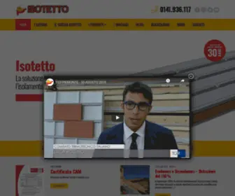 Isotetto.it(Pannelli isolanti per tetti e pareti) Screenshot