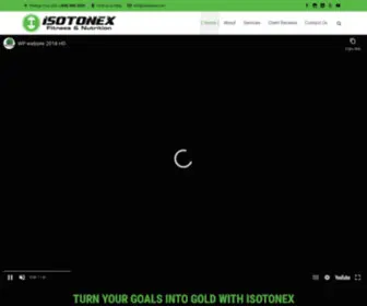 Isotonex.com(Finding a personal trainer) Screenshot