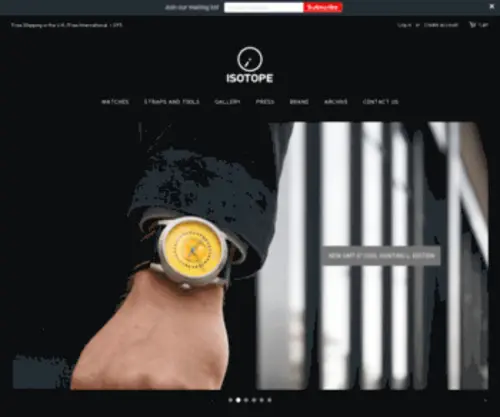 Isotopewatches.com(Isotope Watches) Screenshot