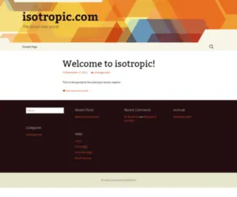 Isotropic.com(The brave new word) Screenshot