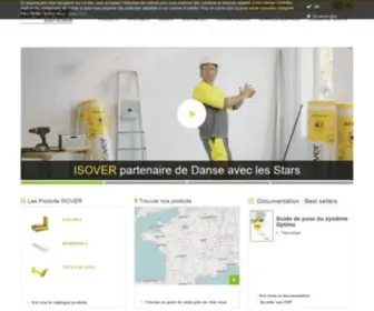 Isover.fr(Solutions d'isolation thermique et phonique ISOVER) Screenshot