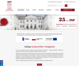 ISP-Audyt.pl(Audyty, badanie sprawozdań finansowych, księgowość i doradztwo Warszawa) Screenshot