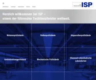 ISP-Testing.com(The Testing Institute) Screenshot