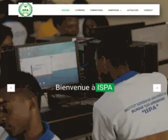 Ispa-Armandins.com(Institut Superieur Polytechnique "les armandins") Screenshot