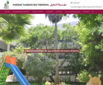 Ispalmiers.ma(Institut Scolaire les Palmiers Casablanca) Screenshot