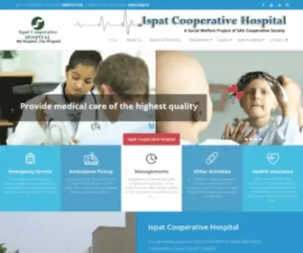 Ispatcooperativehospital.com(Best low cost Hospital in Kolkata) Screenshot