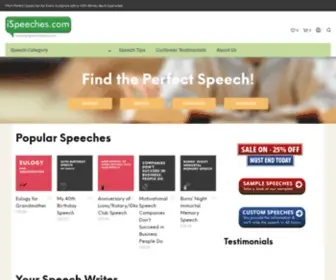 Ispeeches.com(Speeches) Screenshot