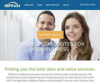 Ispfast.com(Voice and Data Quotes) Screenshot