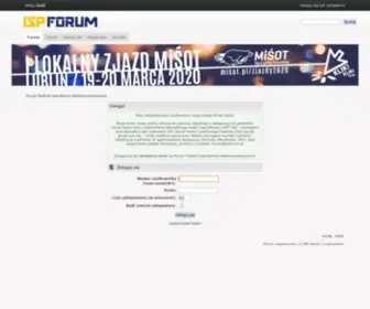 Ispforum.pl(Zaloguj si) Screenshot