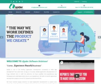 Ispidersolutions.com(ISpider Software Solutions) Screenshot