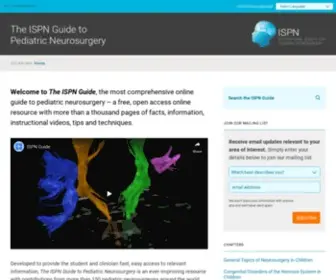 ISPN.guide(The ISPN Guide to Pediatric Neurosurgery) Screenshot