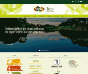 ISPN.org.br(Instituto Sociedade) Screenshot