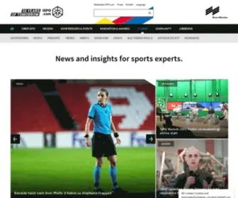 Ispo.com(ISPO Accelerating Sports) Screenshot
