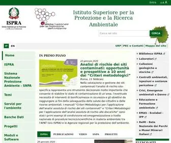 Isprambiente.gov.it(Italiano) Screenshot