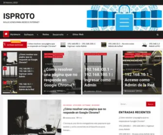 Isproto.com(Soluciones para Redes e Internet) Screenshot