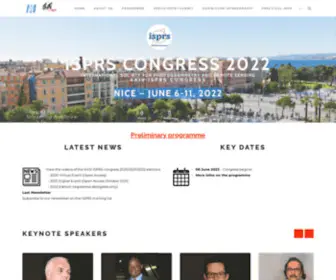 ISPRS2022-Nice.com(ISPRS2022 in Nice) Screenshot