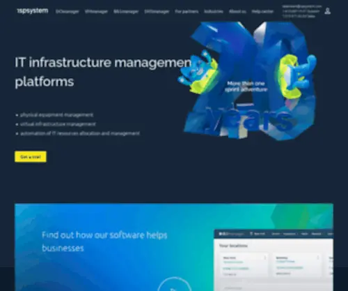 Ispsystem.com(IT infrastructure management platforms) Screenshot