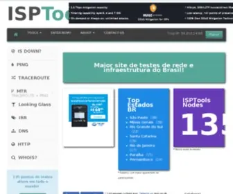Isptools.com.br(Tools for professional networking and infrastructure) Screenshot