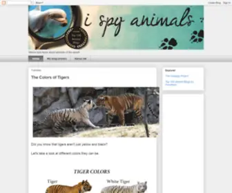 Ispyanimals.com(I Spy Animals) Screenshot