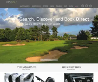 Ispygolf.com(The Web's Most Visual Golf Club and Golf Break Search) Screenshot